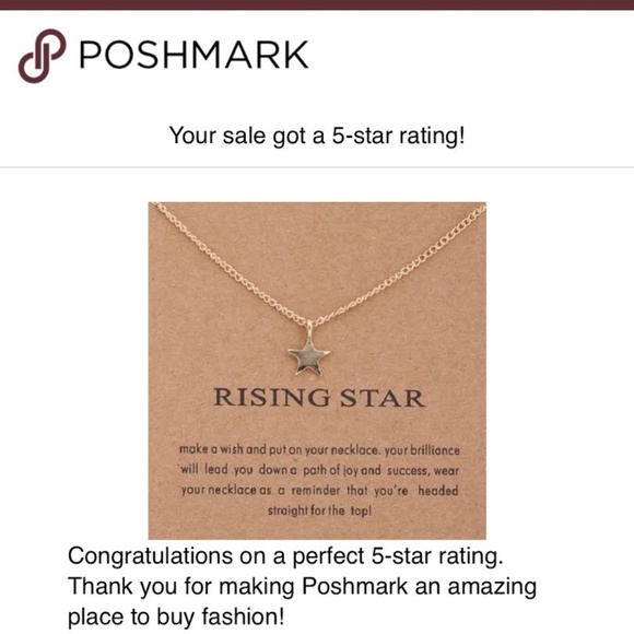 RISING STAR PENDANT NECKLACE - Picture 3 of 3
